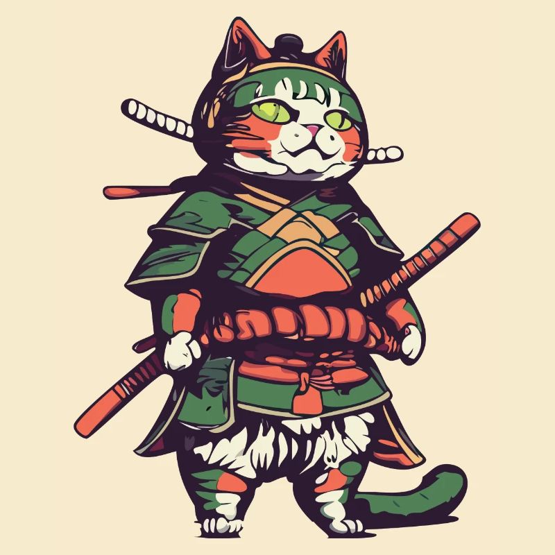 Samurai Cat