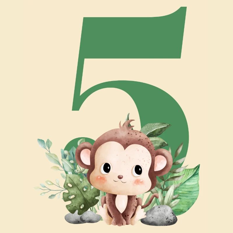 5th Birthday Monkey Safari