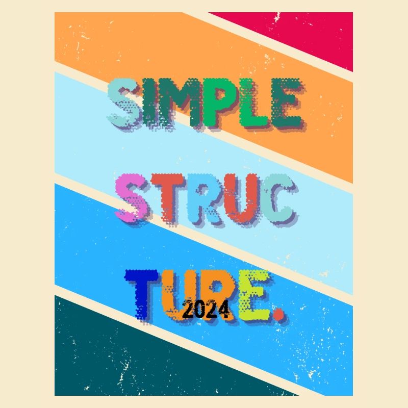 Conception simple. Structure simple 2024.