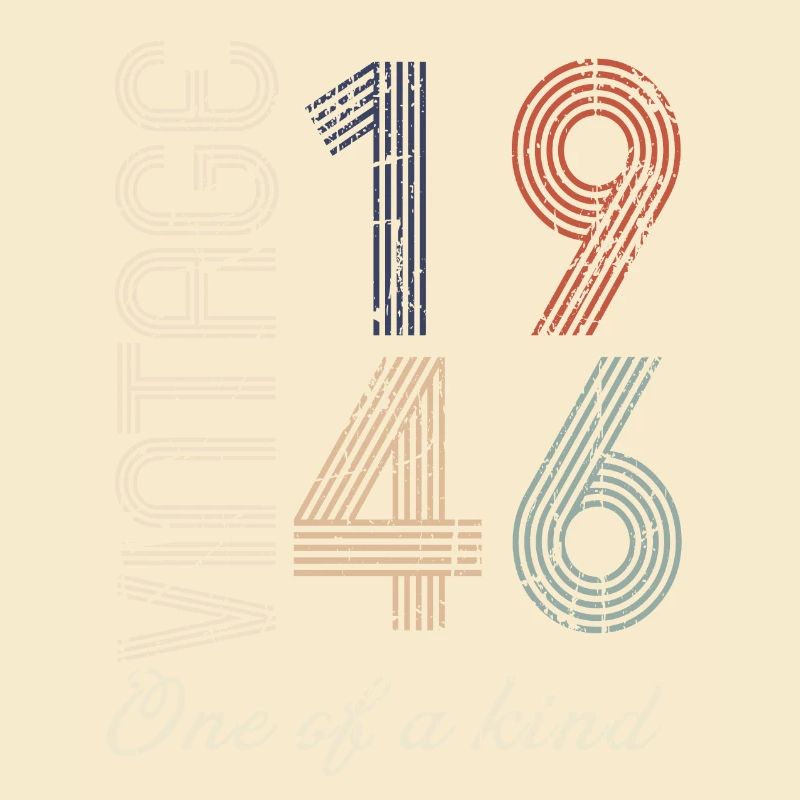 78. Geburtstag 1946 - Vintage-Retro-Geschenkidee
