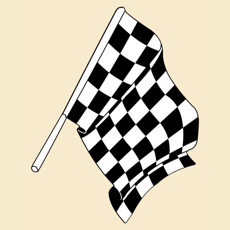 Drapeau de la course automobile