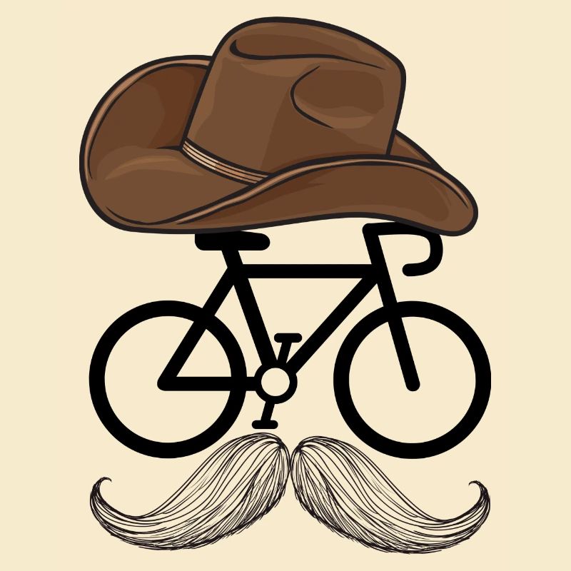 Hipster-Radfahrer