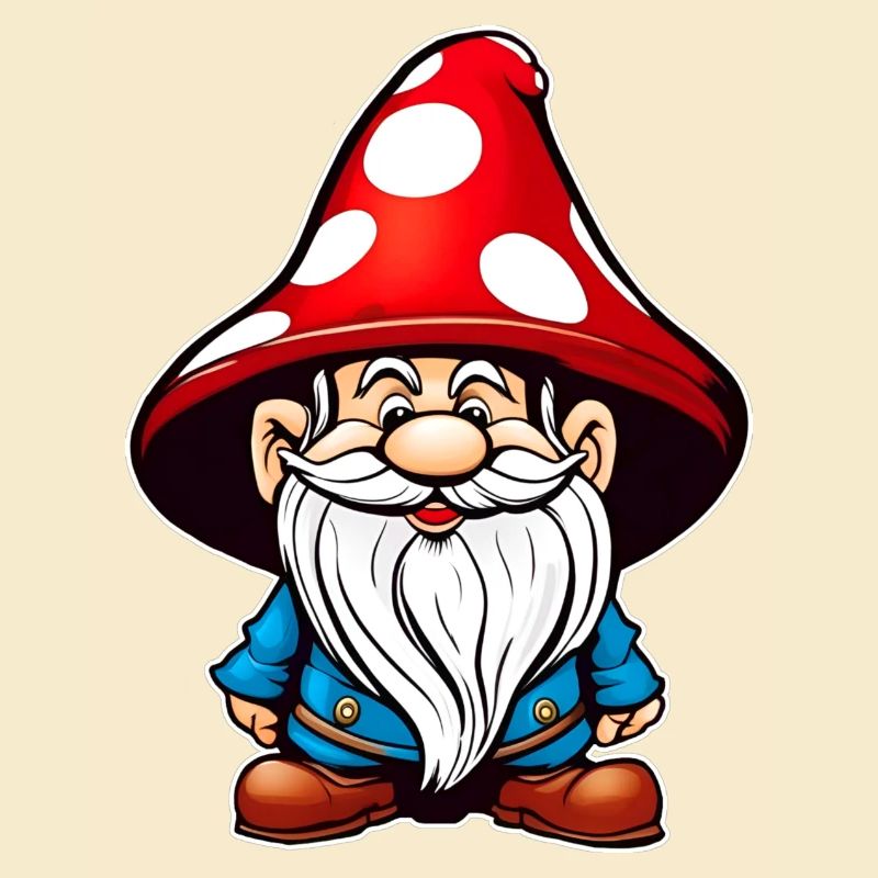 Cute Toadstool Leprechaun