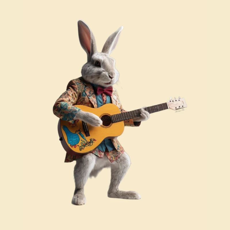 Rabbit Gitarre