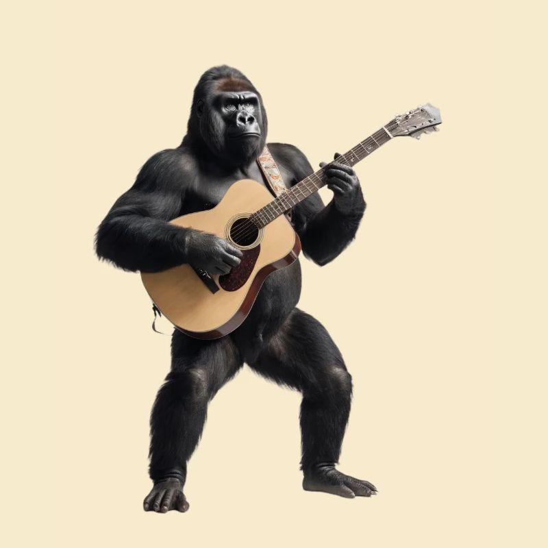 Gorilla Gitarre