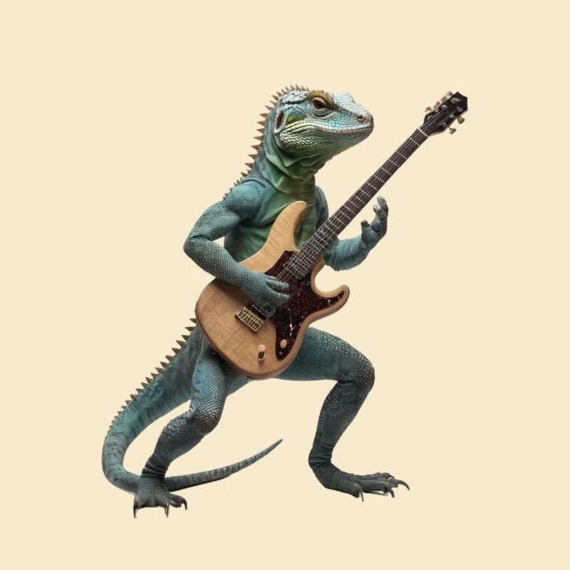 Lizard Geko Gitarre