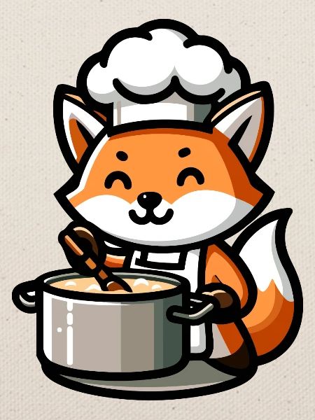Kulinarisches Set: Der fuchsige Koch