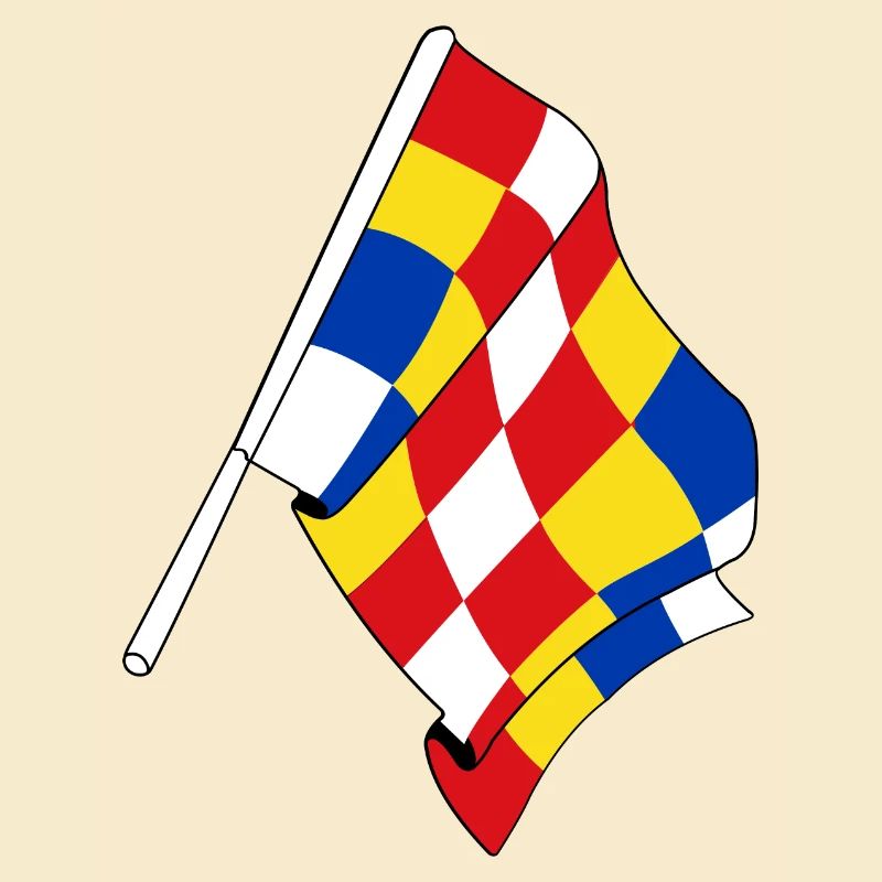 Flag Antwerp Belgium