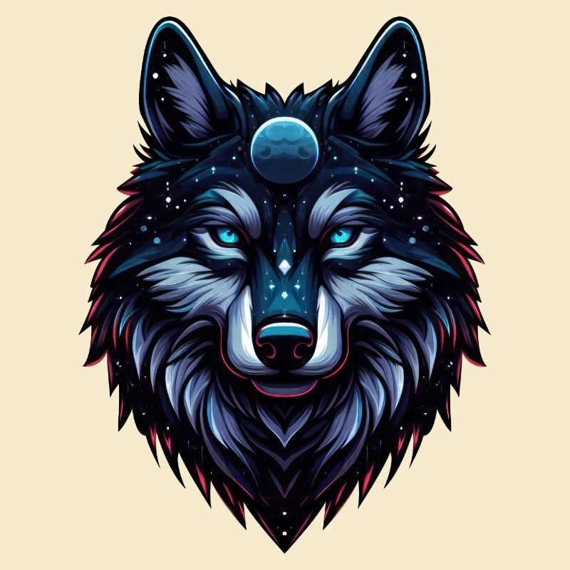Kosmischer Wolf