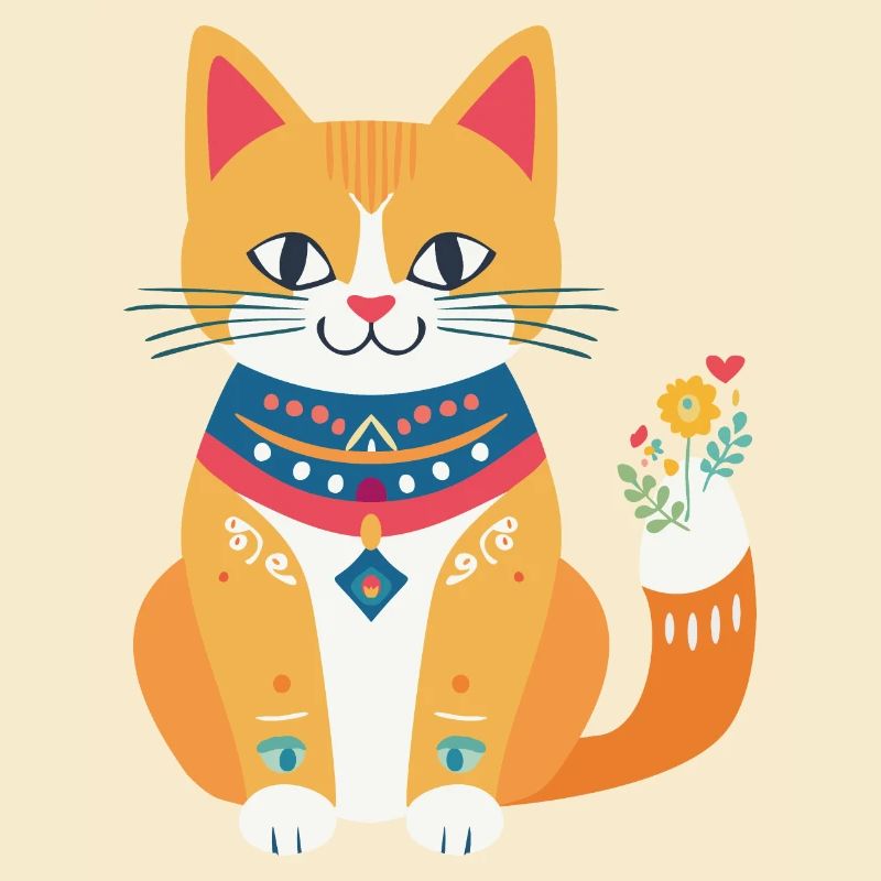 cute folklore cat