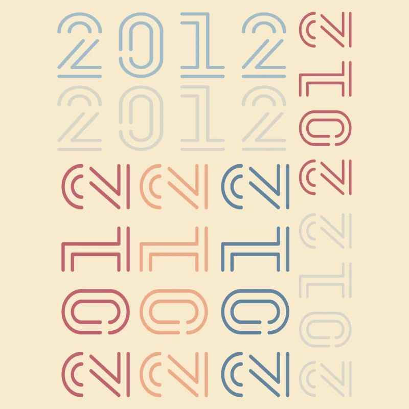Né en 2012 Cadeau Anniversaire 2012 Retro 2012