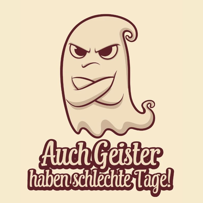 Grimmiger Geist Spruch Shirt