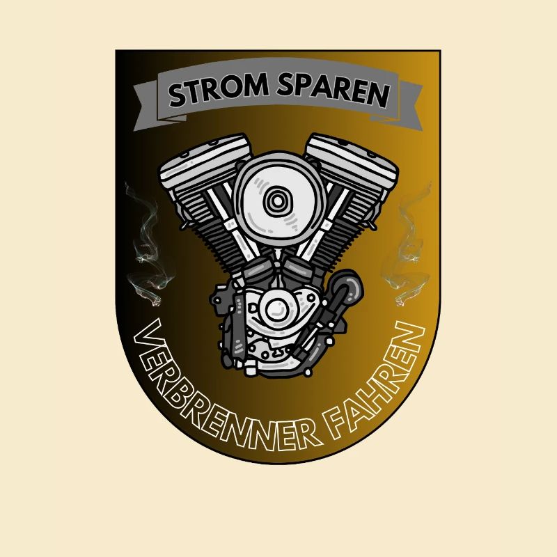 SAVE ELECTRICITY Drive combustion engine