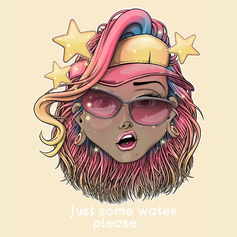 Regenbogen Hitzschlag Mädchen Design