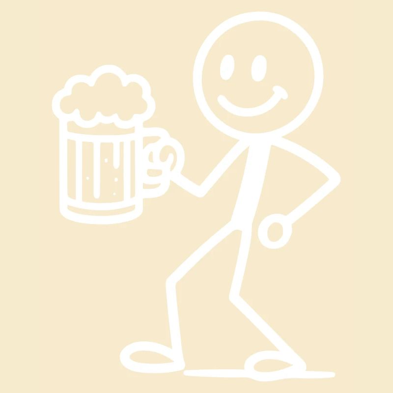 Strichmännchen Bier