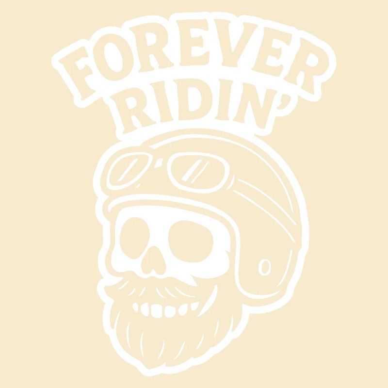 Biker Skull Motorcycle