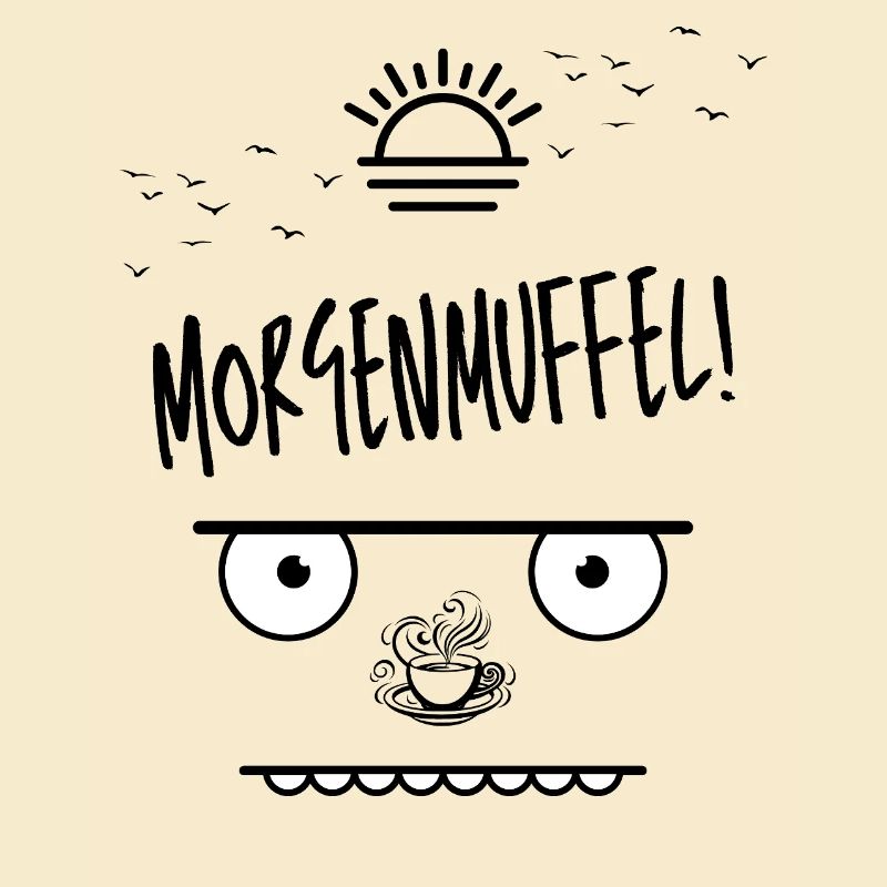Morgenmuffel mit Kaffee