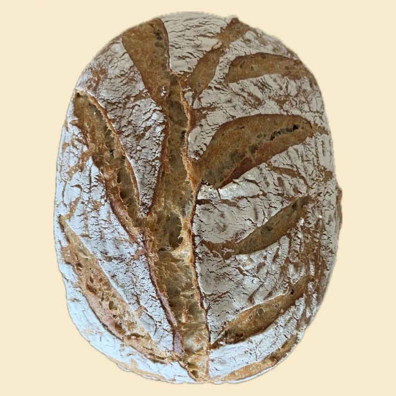 Rustikales Sauerteigbrot Illustration