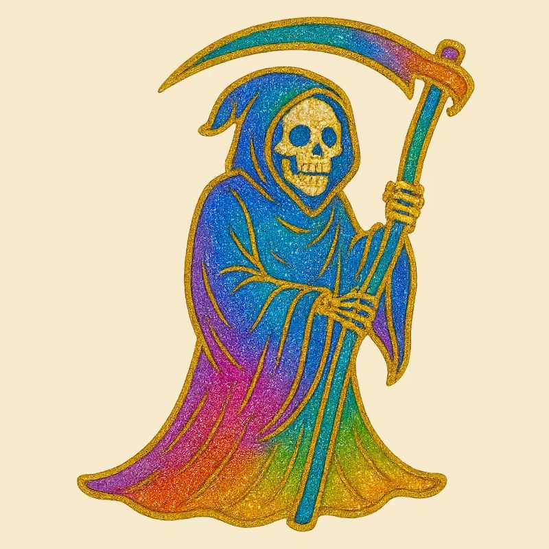 Der Tod | Regenbogen Sensenmann