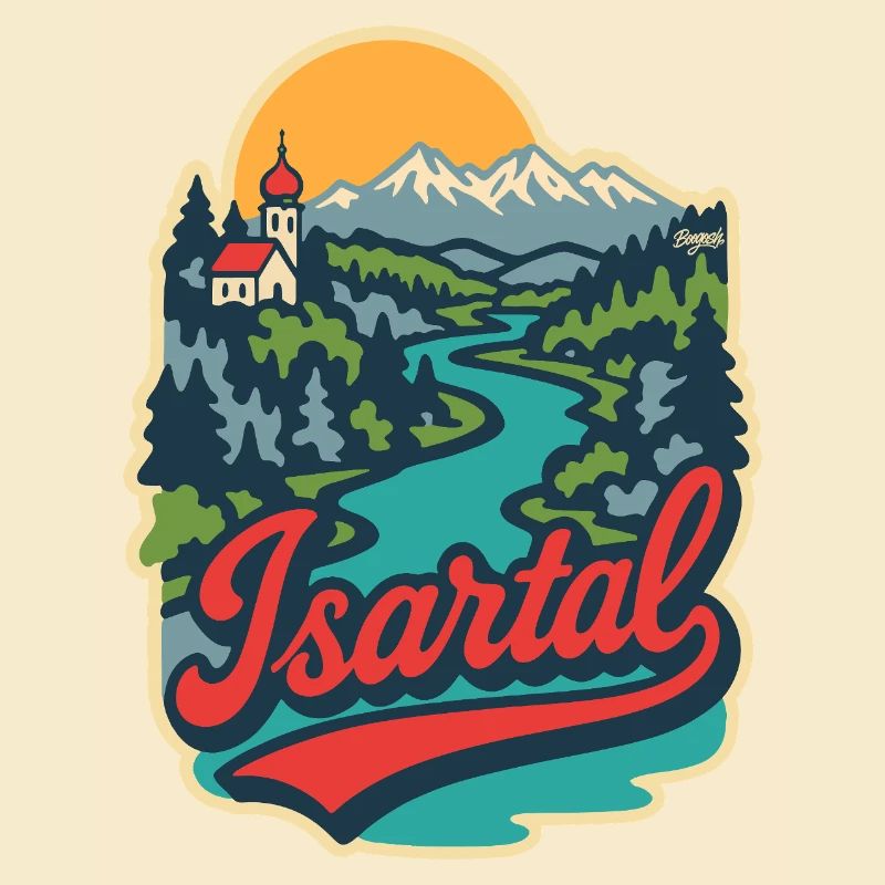 Isar Valley in Upper Bavaria