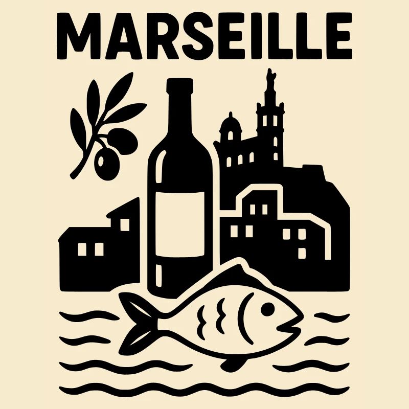 marseille silhouette
