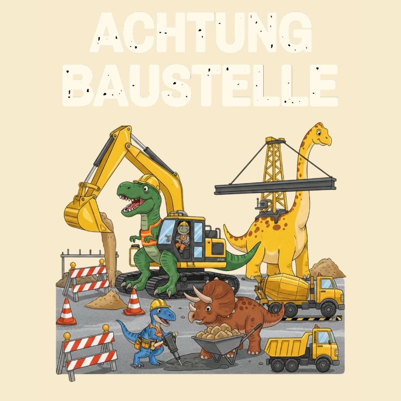 Dinosaurier Baustelle