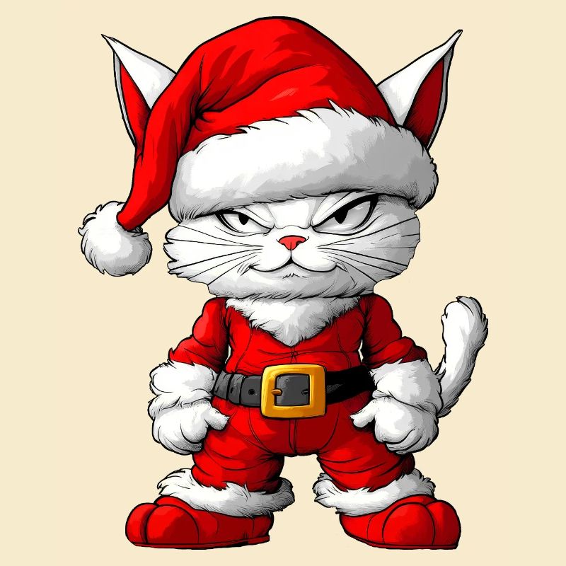 Christmas cat