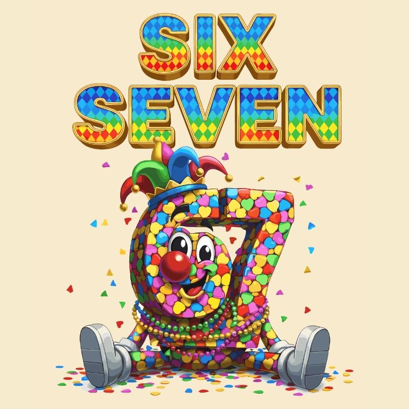67 six seven Karneval Süß Geschenk