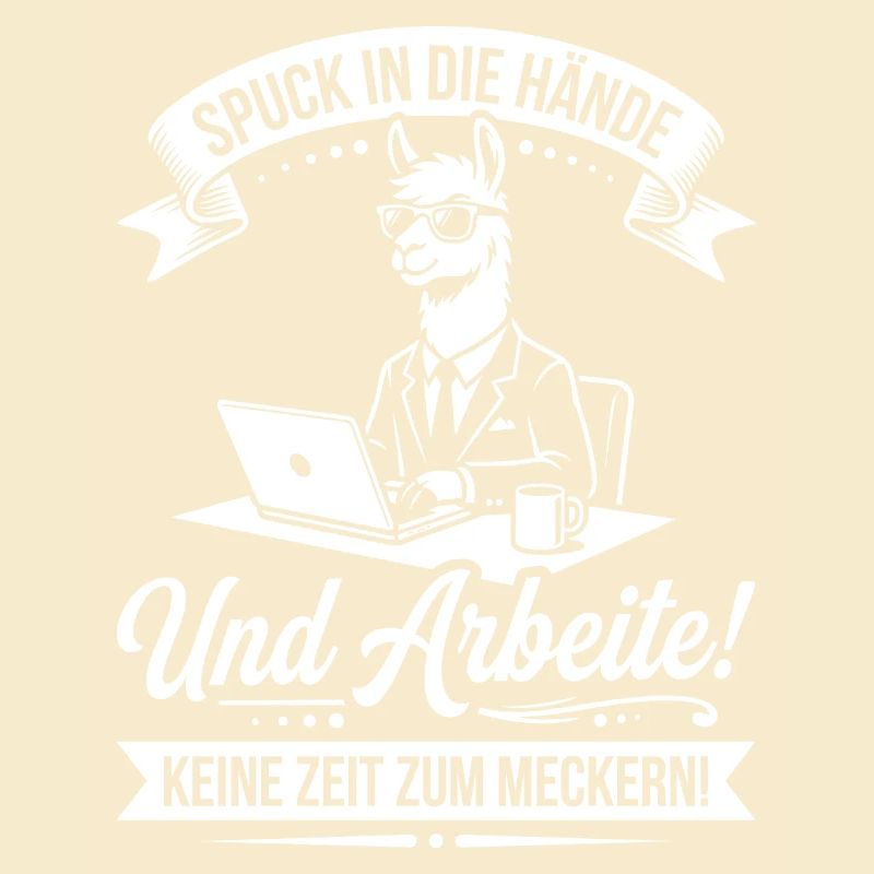 Spit in your hands, work!