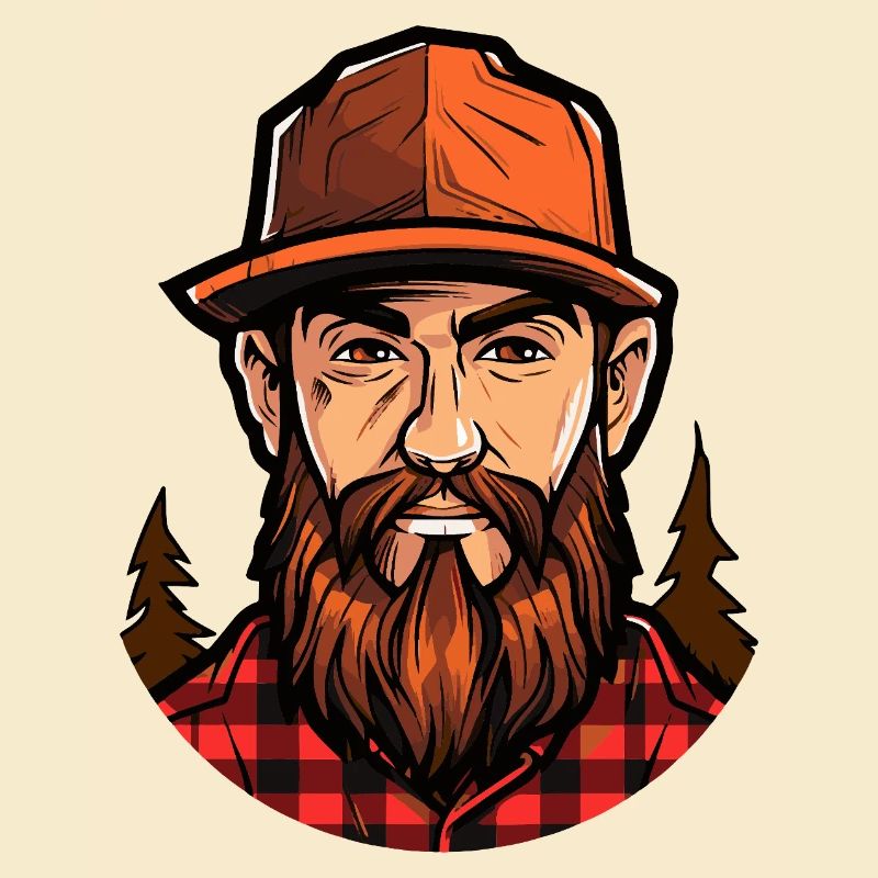 Waldlumberjack Illustration