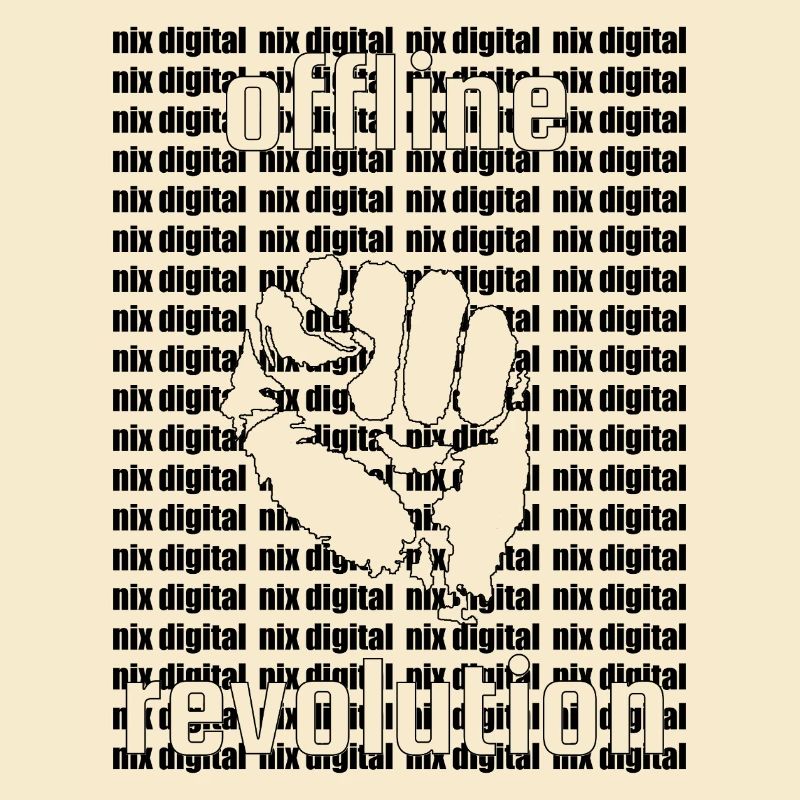 Offline Revolution – Digital Detox Statement Desig