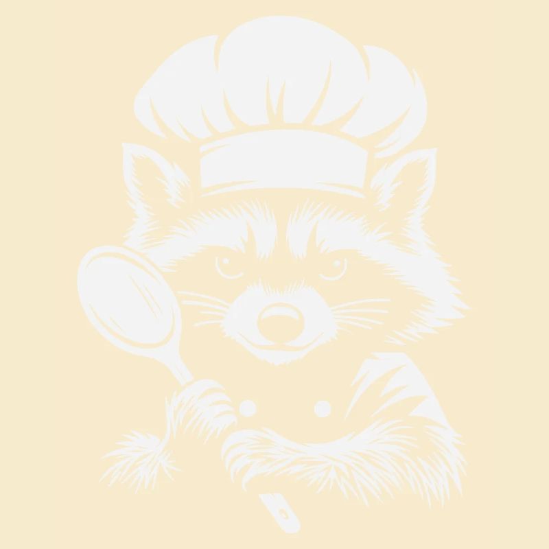 Grim Raccoon Cook | Funny kitchen motif