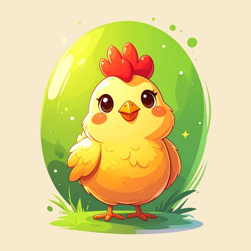 Niedliches Huhn