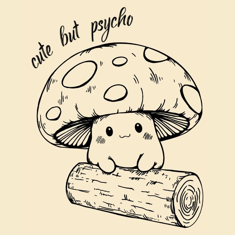 Süßer Pilz - cute but psycho