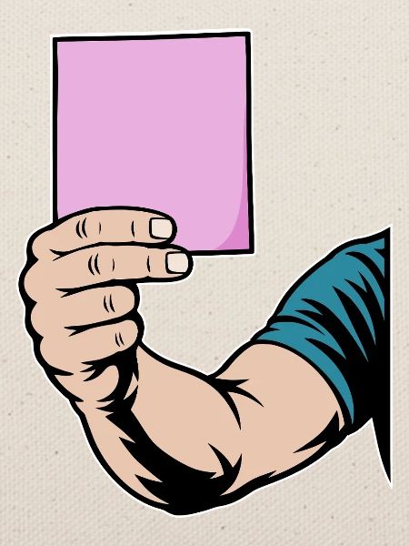 Pinke Karte