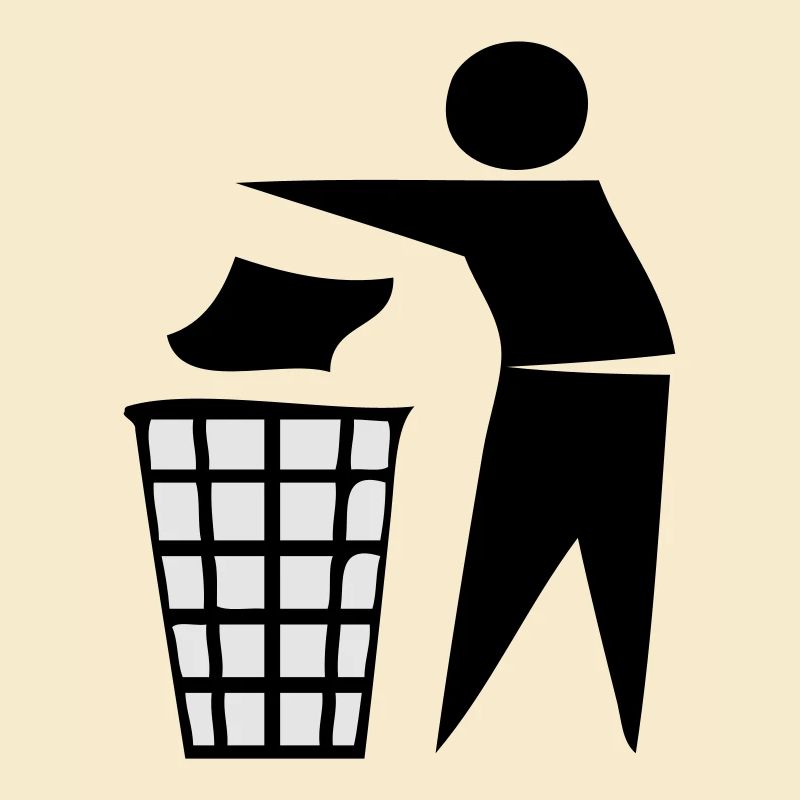 éclaircir, des déchets, plus mülleimer, nettoyer,
