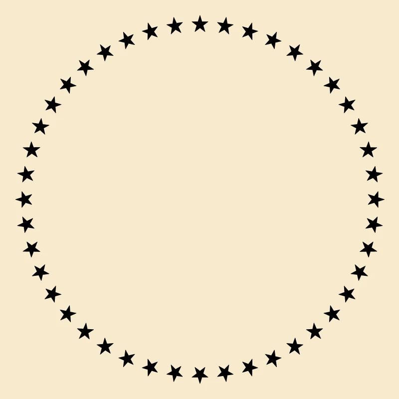 Sterne Kreis Geometrie