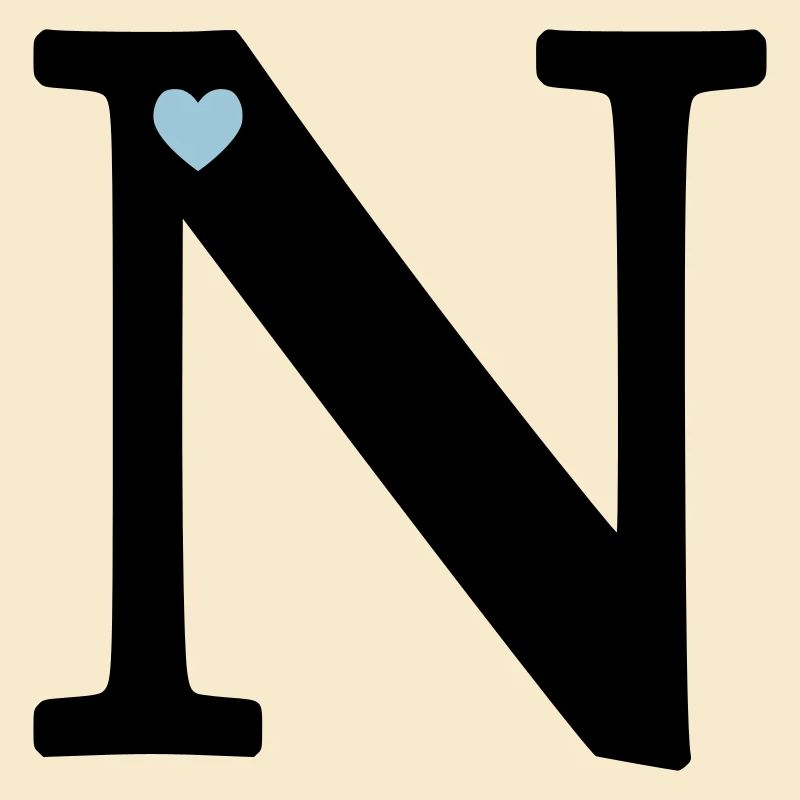 Buchstabe N Anfangsbuchstabe