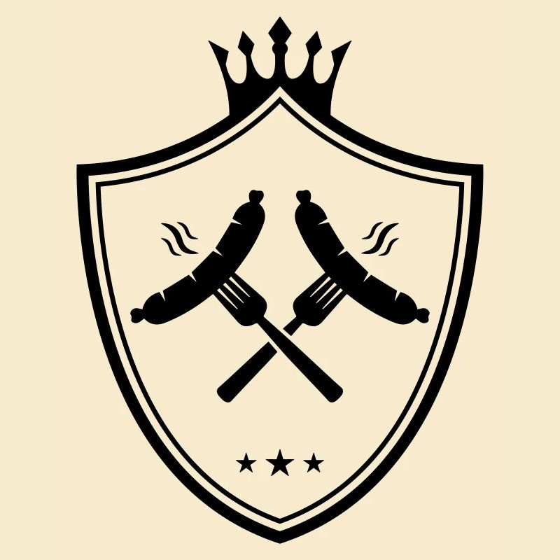 bratwurst symbole blason saucisse currywurst