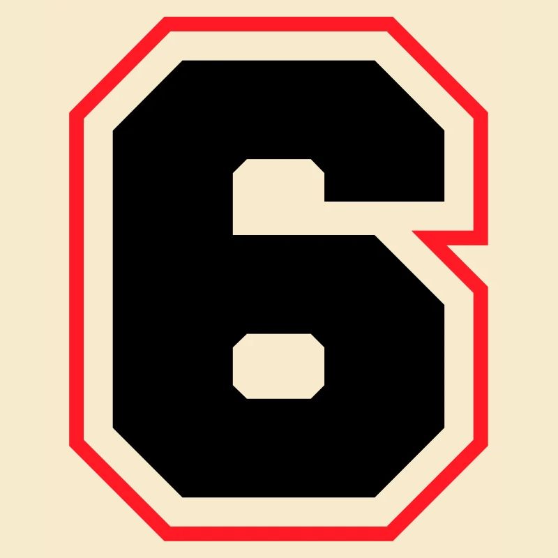 6 Number symbol