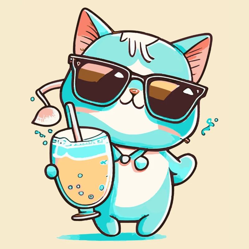 Die lässige Katze