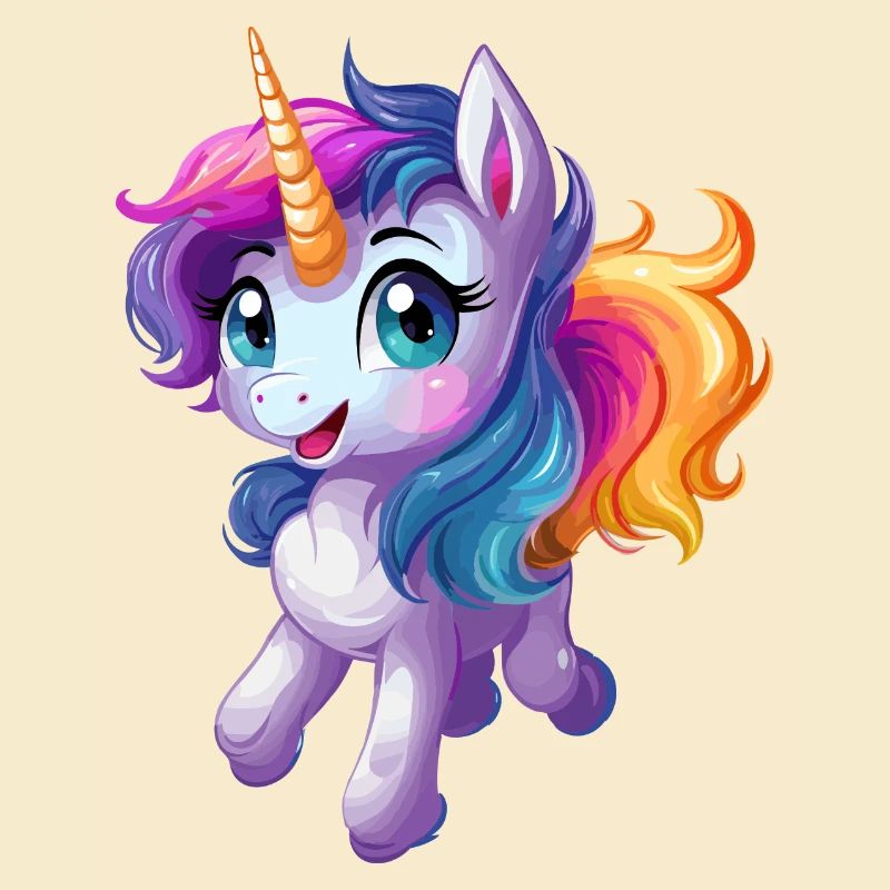 Süßes Einhorn Design