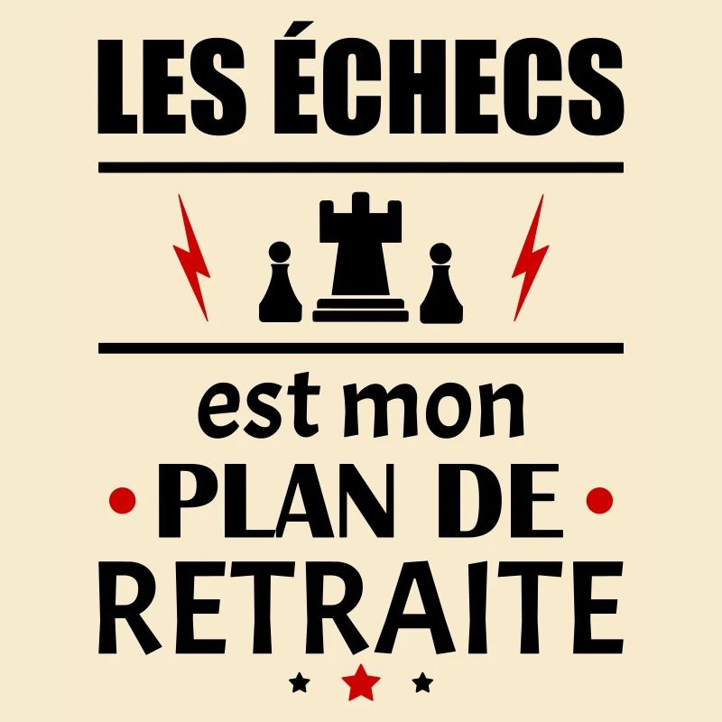 Les échecs est mon plan de retraite,humour, noël