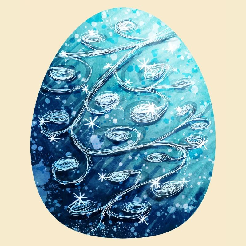 Dragon Egg Blue