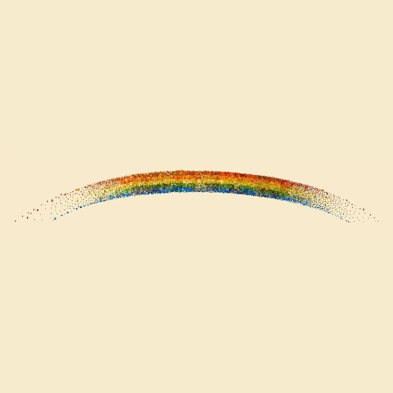 glitzernder Regenbogen