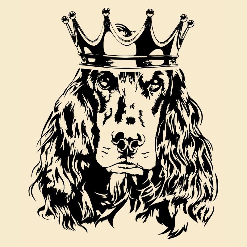 COCKER SPANIEL Crown Dog Dogs Wilsigns