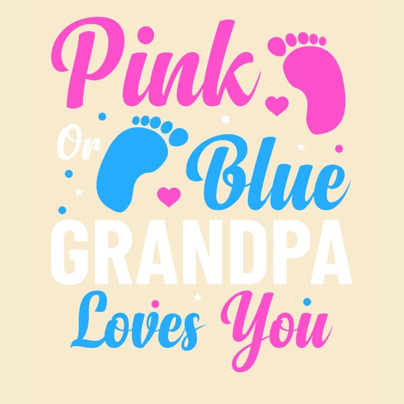 Rosa Oder Blauer Opa Liebt Dich Geschlecht