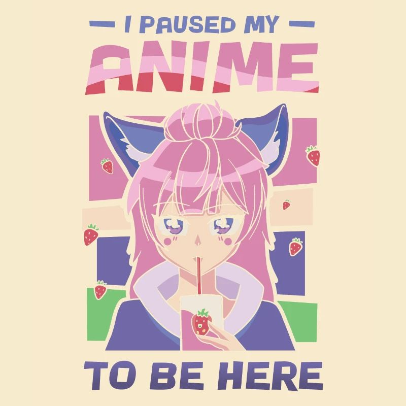 I stopped my anime to design here