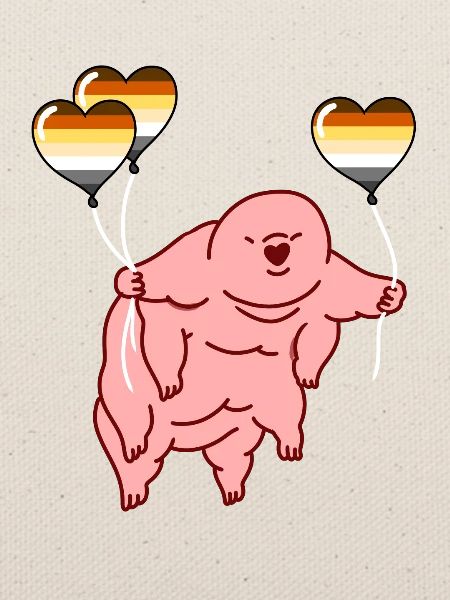 Bärtierchen Ballon Gay Bear Pride