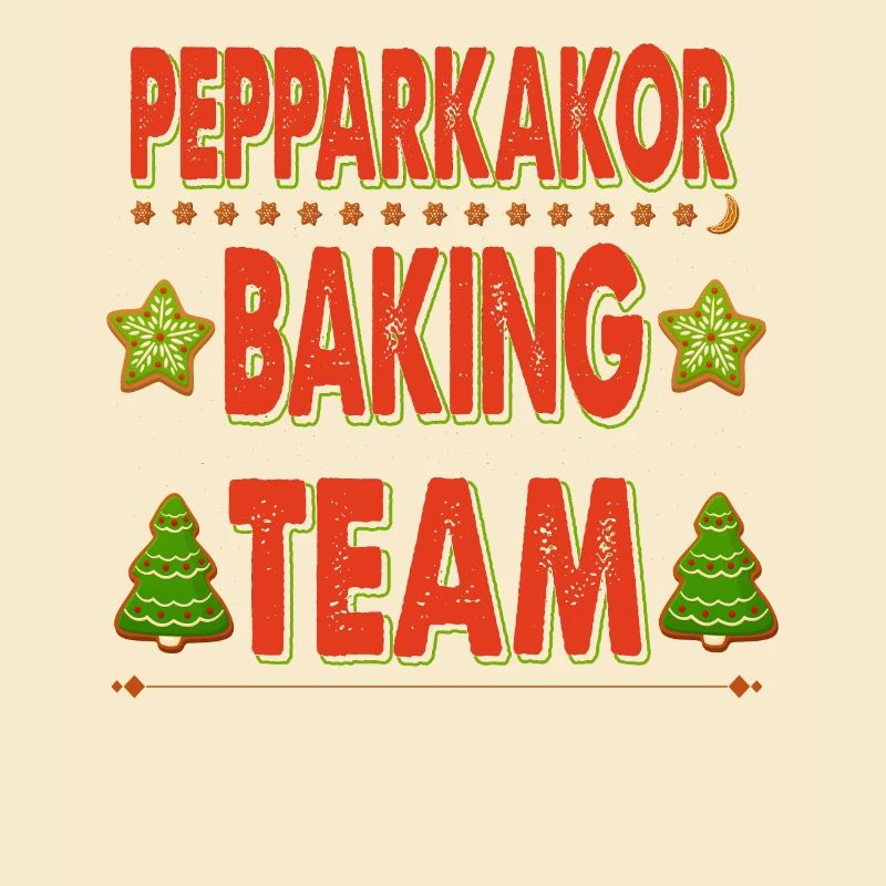 Pepparkakor Baking Team Für Bäcker Oder Backfans